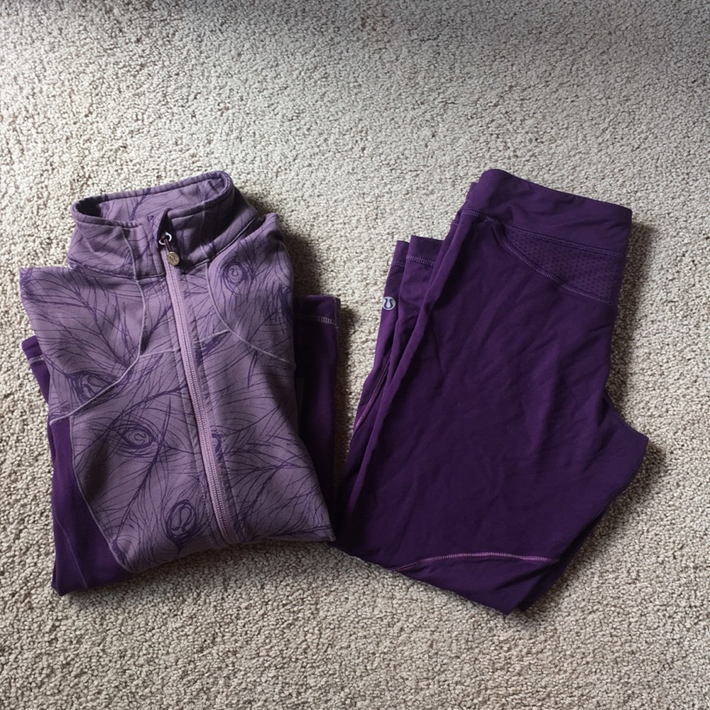 Lululemon jacket and pant bundle